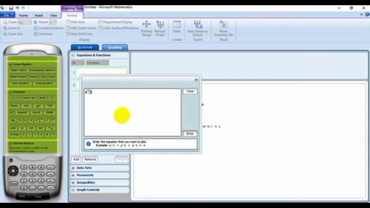 Tutorial penggunaan Microsoft Mathematics
