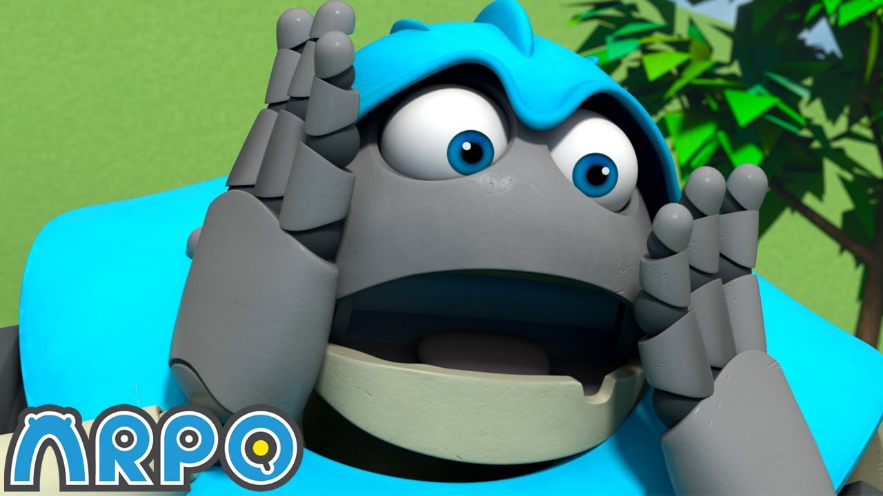 Pick Up Your Litter!!! | Robot Cartoons For Kids | ARPO | Sandaroo