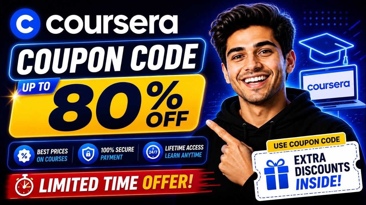 Coursera Coupon Code | Coursera Plus Coupon Code | Get Up to 50% Off Coursera Plus Discount