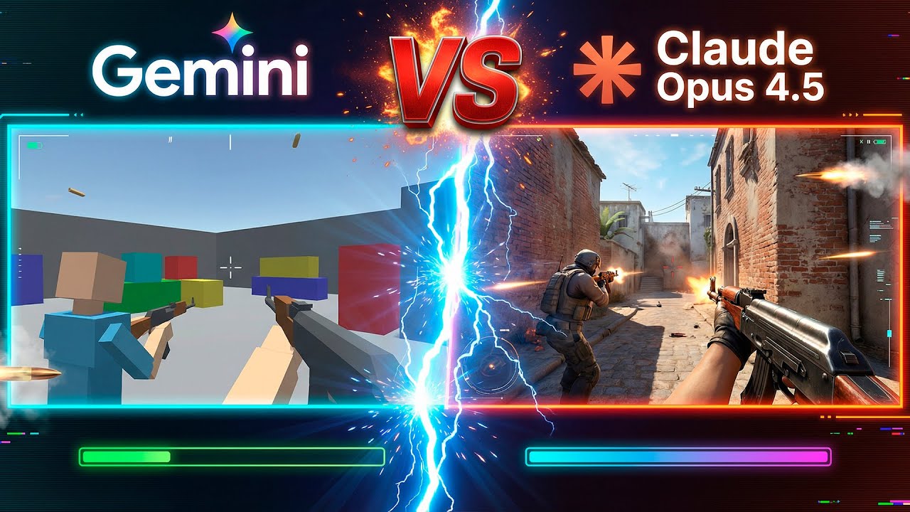 ИИ СДЕЛАЛ CS 1.6 | GEMINI 3 vs. CLAUDE OPUS 4.5