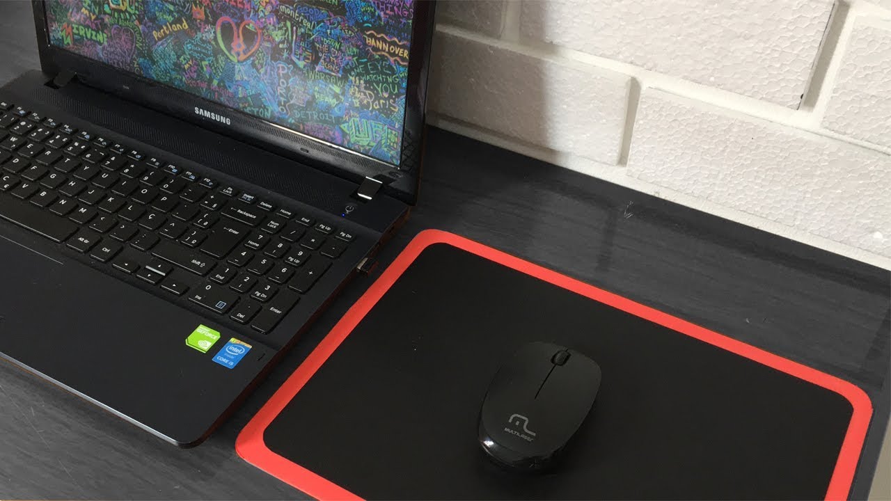 COMO FAZER UM MOUSEPAD BEM BARATO!
