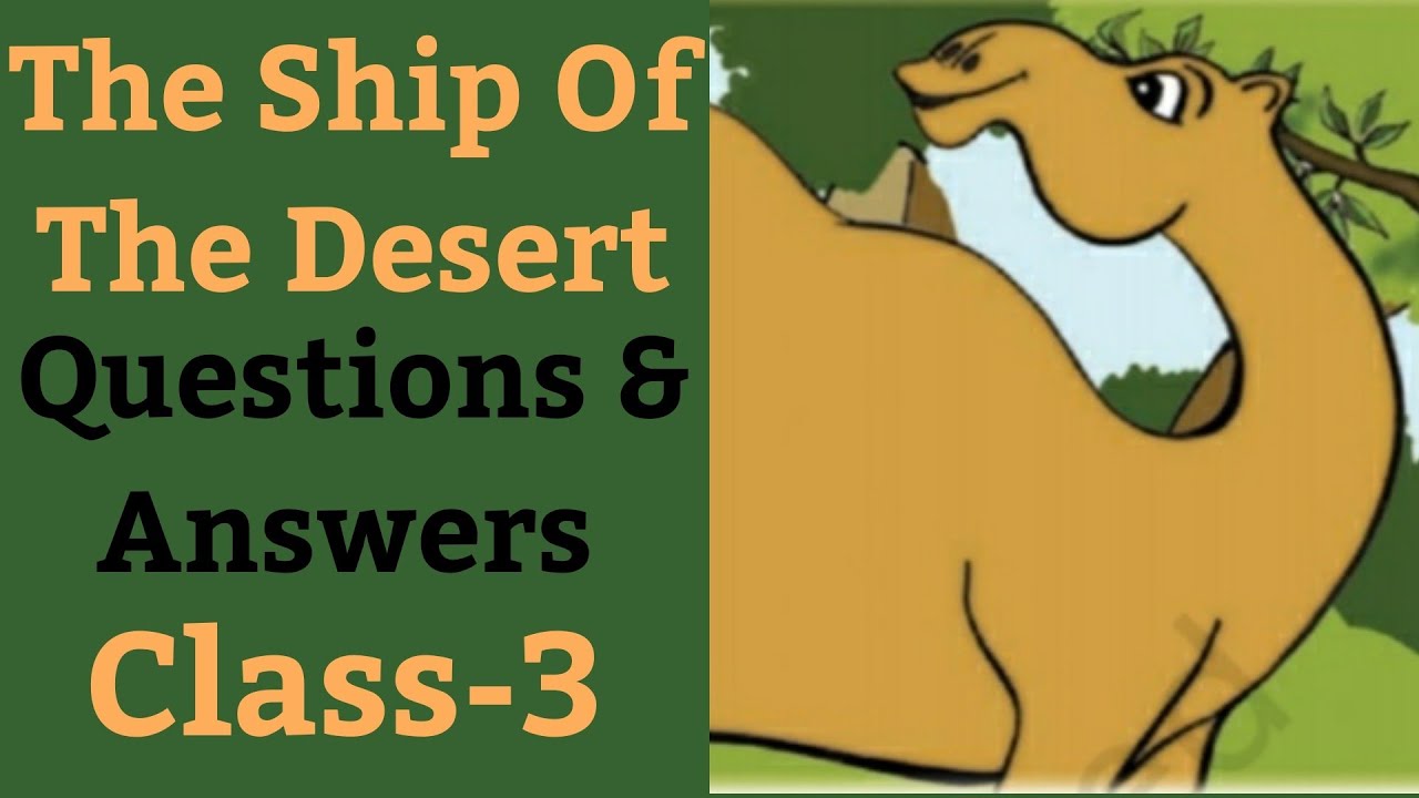 The Ship Of The Desert | Questions-Answers, English For Class 3rd (NCERT) |