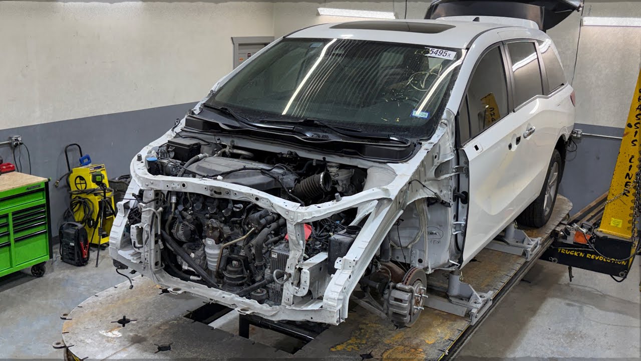 Salvage Honda Front Crash Repair (Quick Fix)