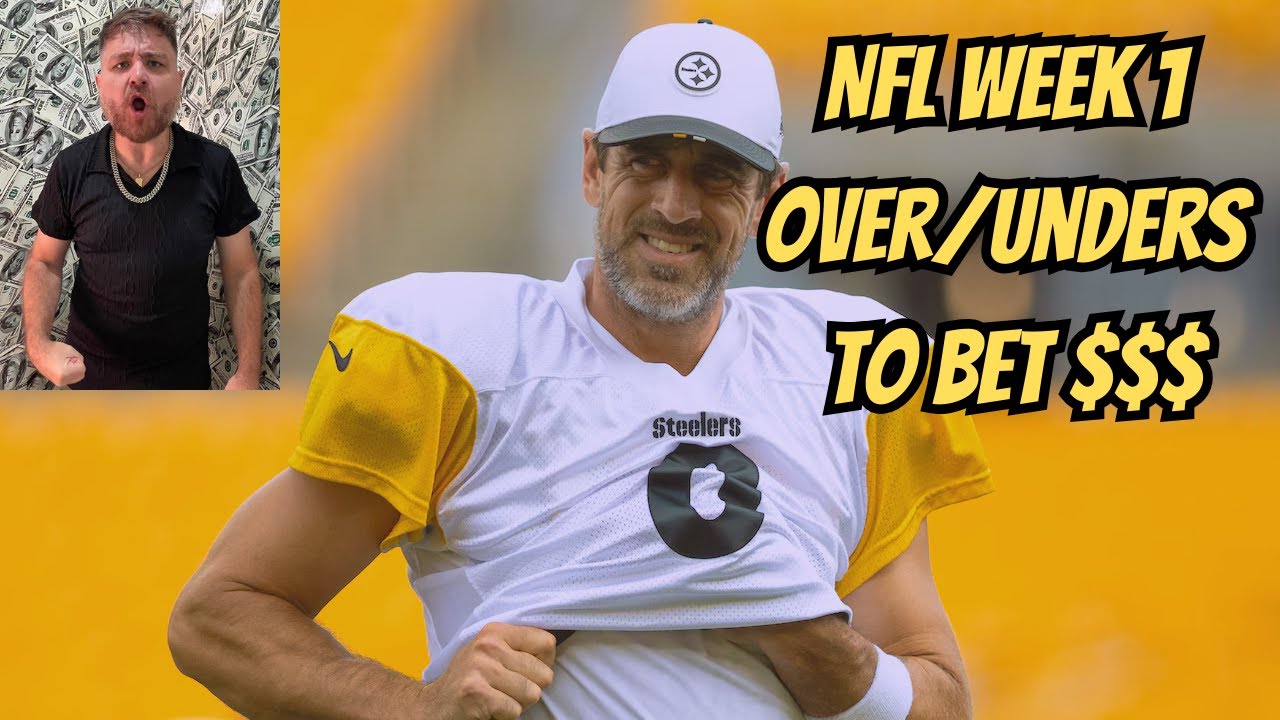NFL WEEK 1 OVER/UNDER POINT TOTALS TO BET $$$