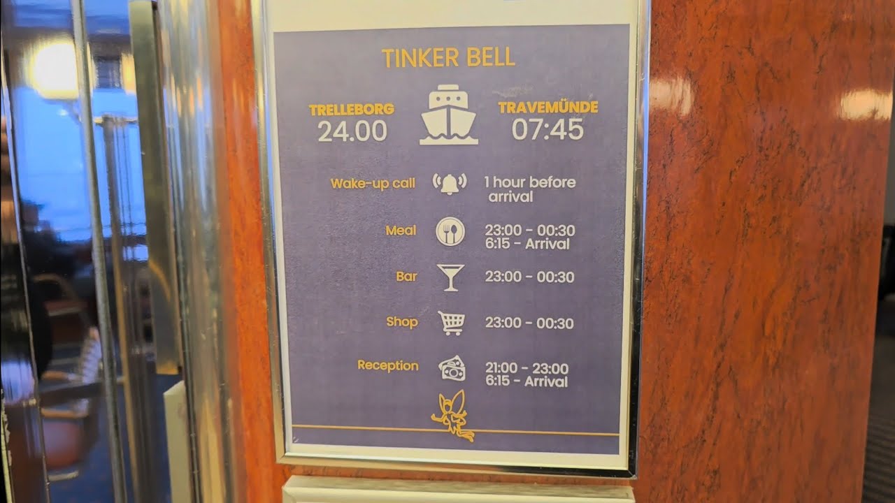 Inside the TT-Line Tinker Bell cargo ferry