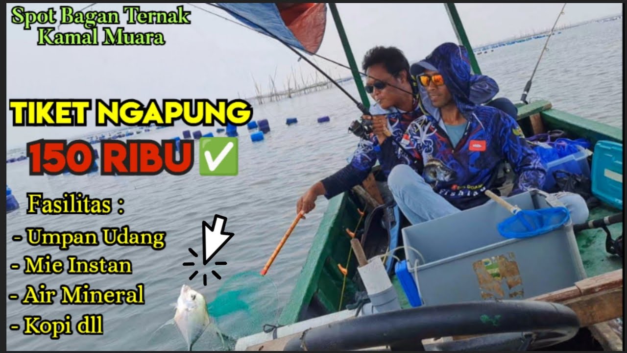 Dijamin Puaas.!! Cuma Disini Mancing Ngapung Tiket Murah Hasil Melimpah//Kamal Muara.