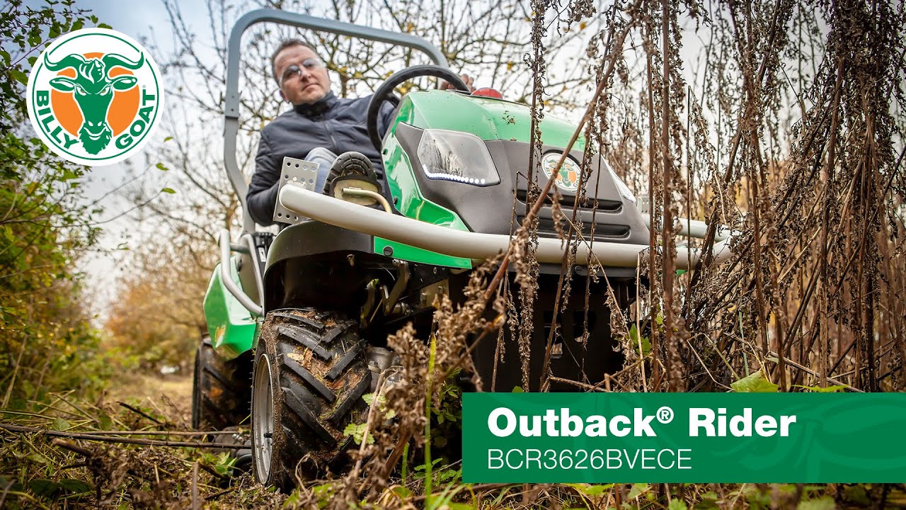 Billy Goat BCR3626BVECE Rider Falciatutto Outback 4WD - Italiano