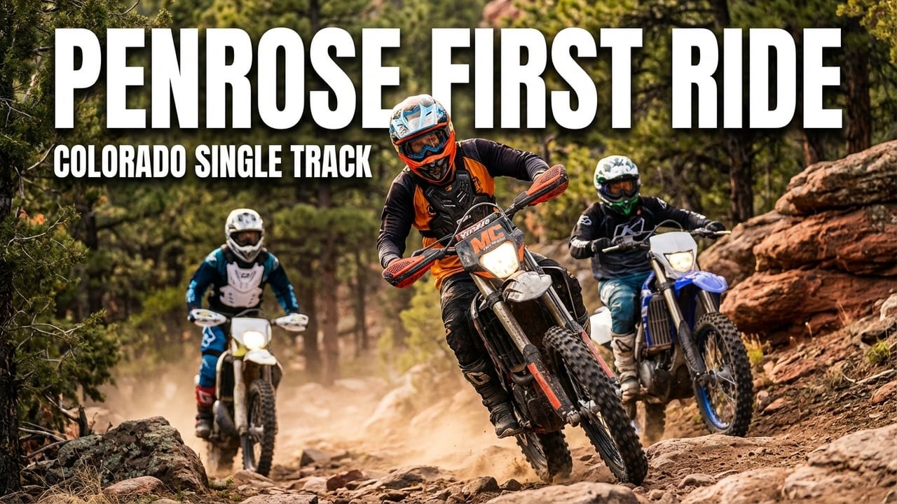 Colorado Springs Dirt Bike Riders - Penrose First Ride - Part 1