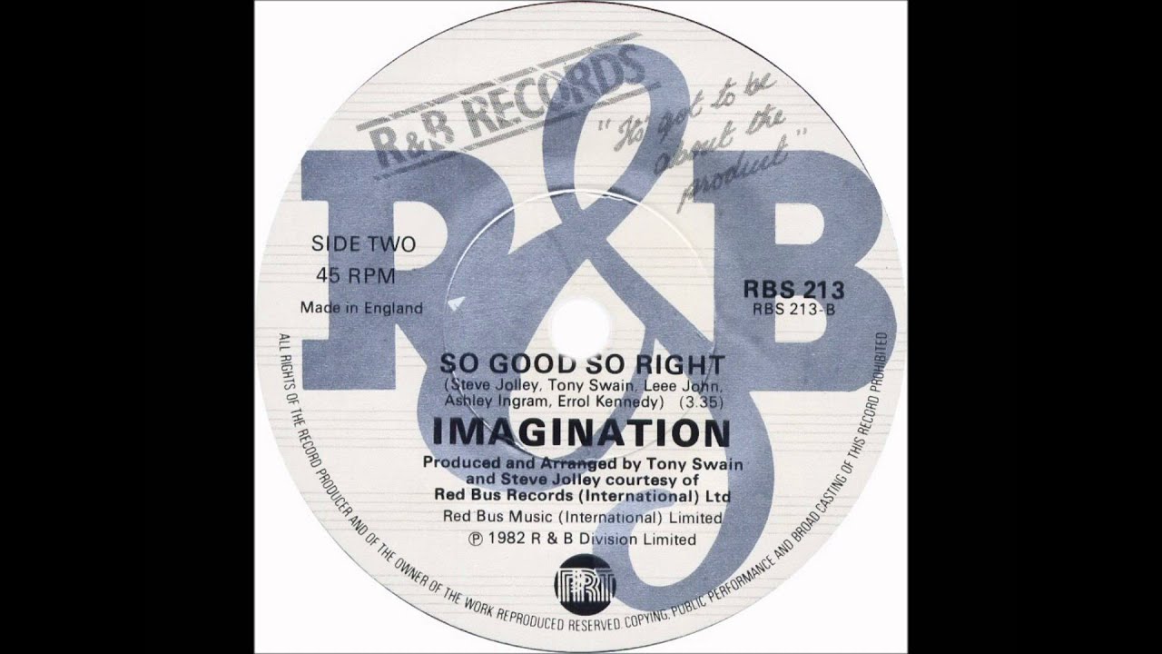 Imagination - So Good, So Right (Dj 