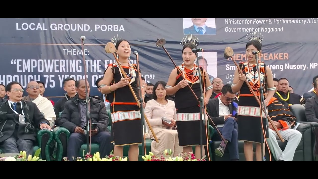 75th Anniversary of the Porbami Students Union 8th-9th Jan 2025 Folk Tune by Lüshe kro.