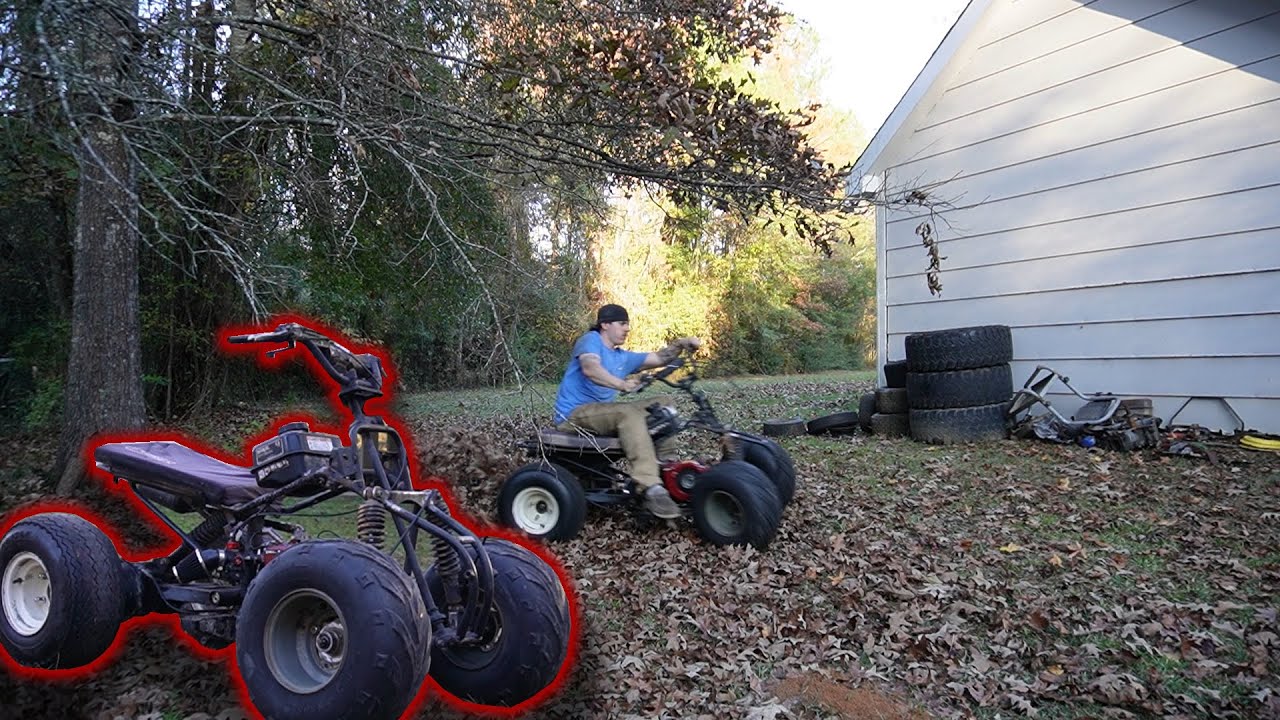 Сборка мини-квадроцикла, часть 3! Занижен! Дрифт!