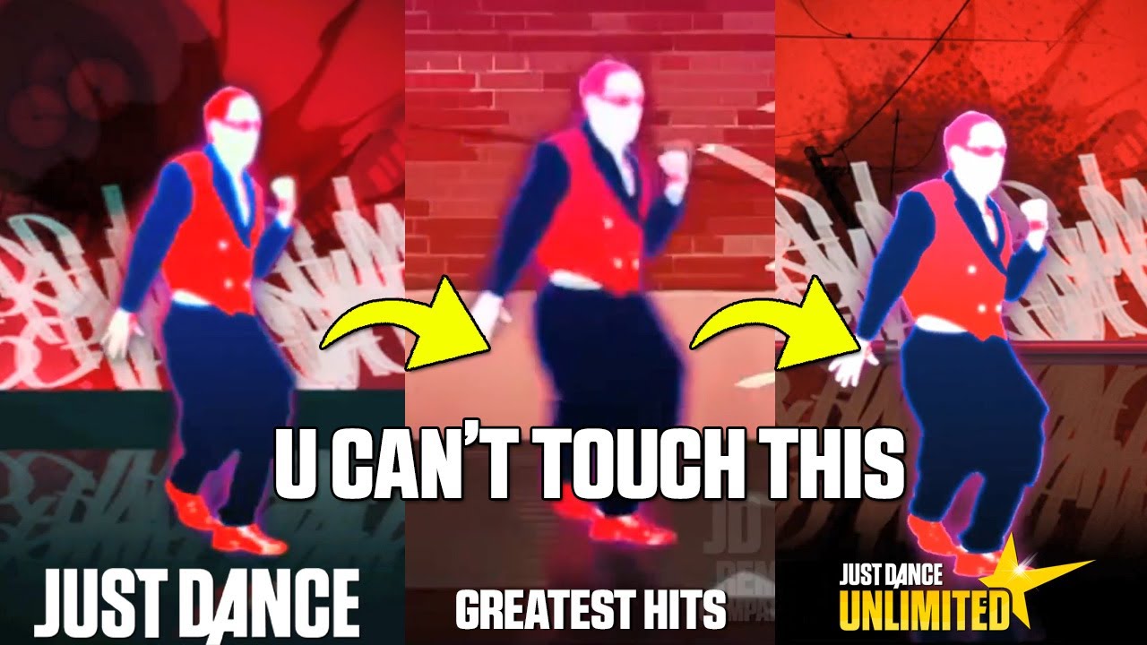 JUST DANCE COMPARISON - U CAN'T TOUCH THIS | Mc Hammer