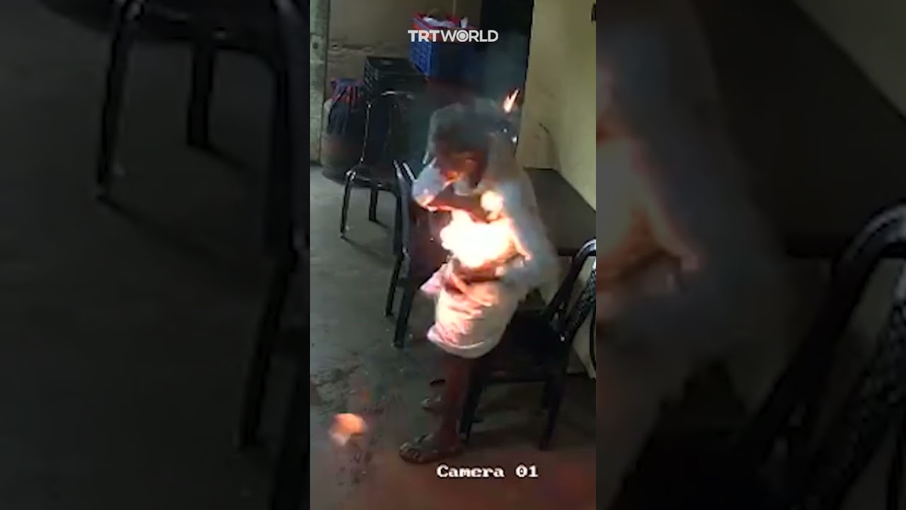 Mobile phone lights on fire in diner&rsquo;s pocket