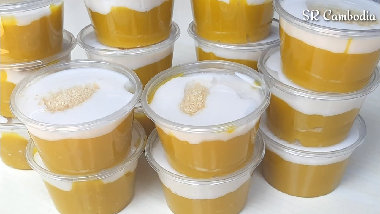 វិធីធ្វើនំ ល្ពៅខ្ទិះ | Pumpkin with Coconut Cream