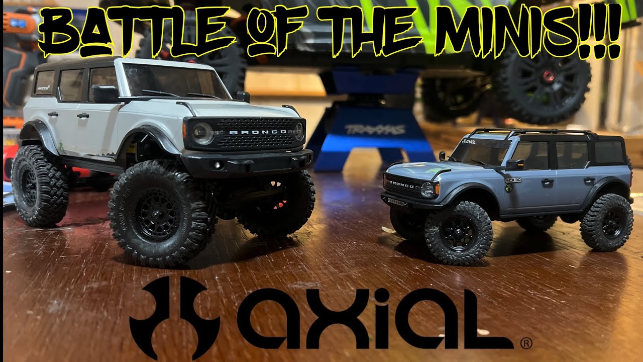Axial SCX30 Bronco против Axial SCX24 Bronco!!! Какой мини-гусеничный трактор вы выберете?
