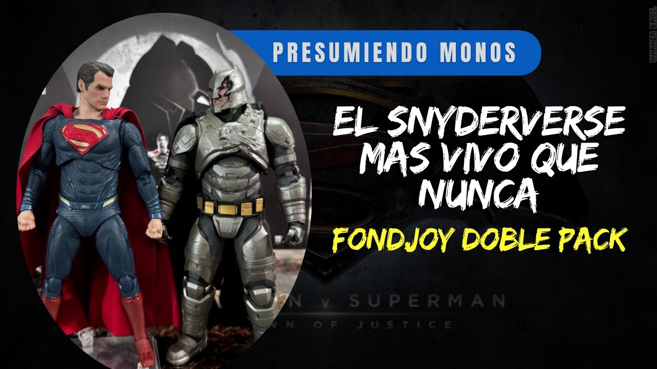 BATMAN V SUPERMAN FONDJOY: revisamos el doble pack mas epico.
