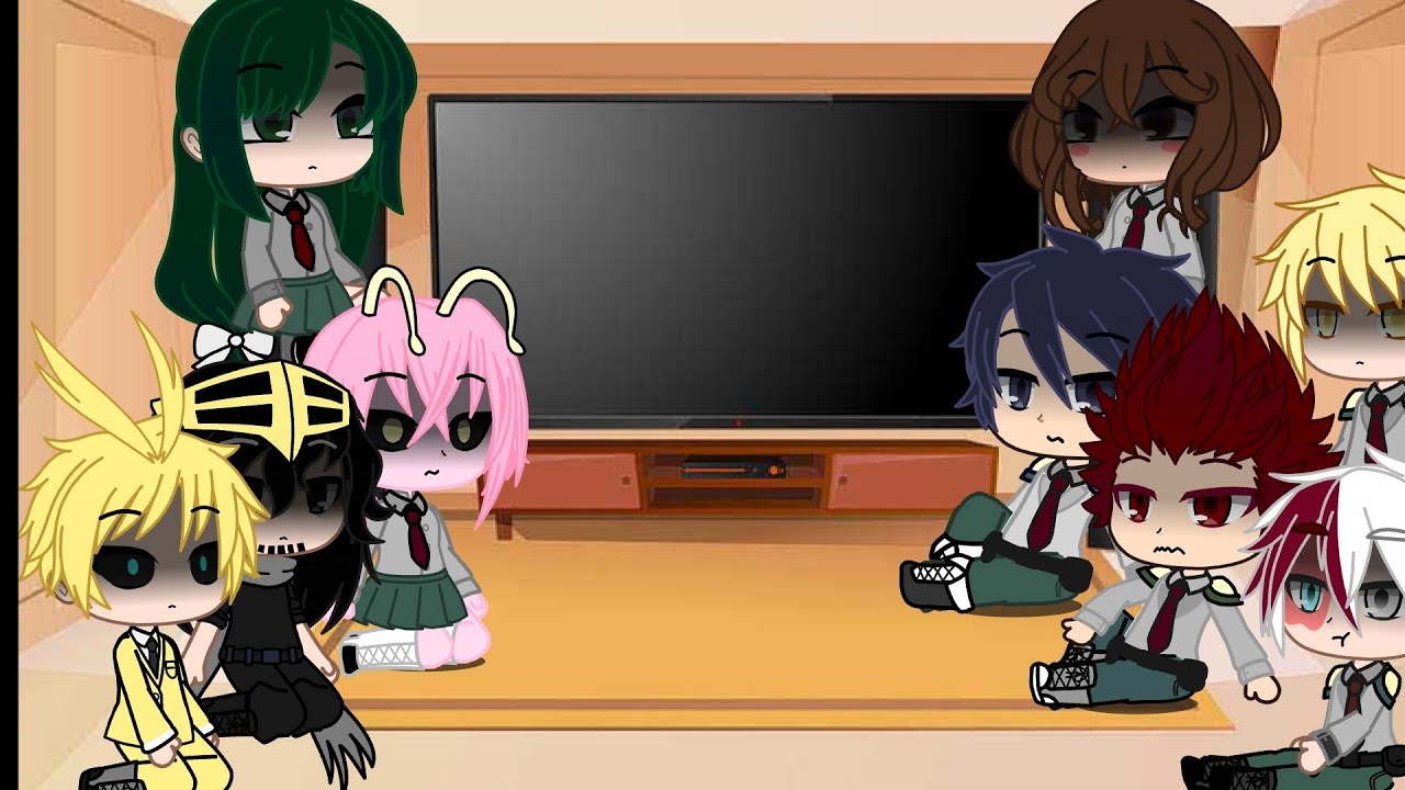 MHA react to Deku in middle school