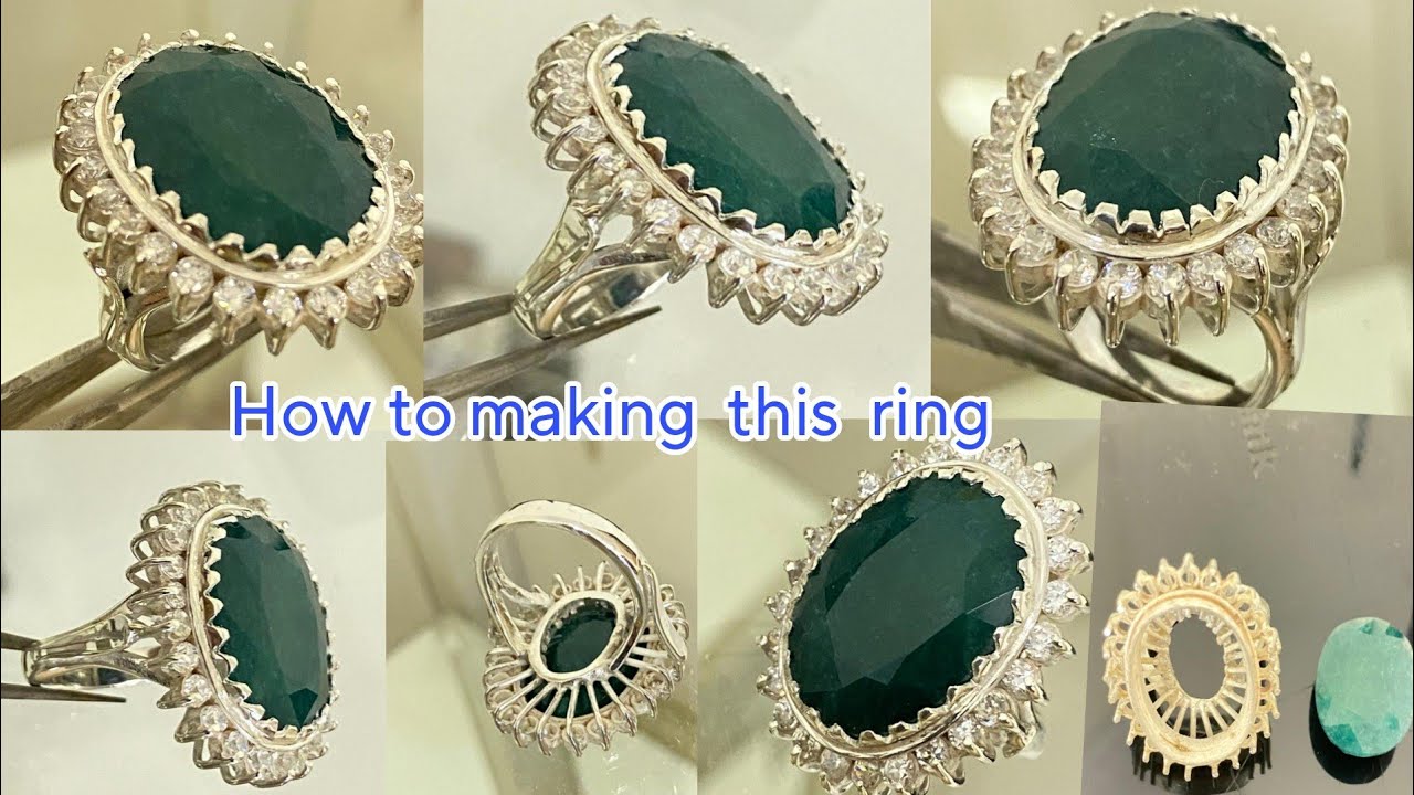 how to making this ring silver ring making process how to make silver ring