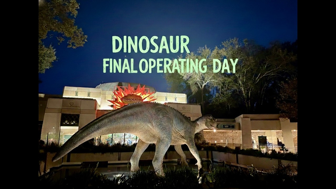 Animal Kingdom - DINOSAUR last operating day 2-1-26