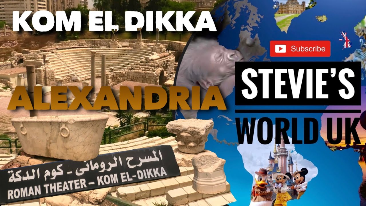 KOM EL DIKKA ROMAN AMPHITHEATER, BATH HOUSES, AUDITORIA & ROMAN VILLAS - ALEXANDRIA EGYPT