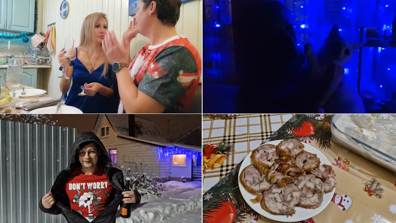Как мы встретили НОВЫЙ ГОД 2025 🎄🎅 Ждем ДРУЗЕЙ | Наш скромный НОВОГОДНИЙ СТОЛ | Украшение дома
