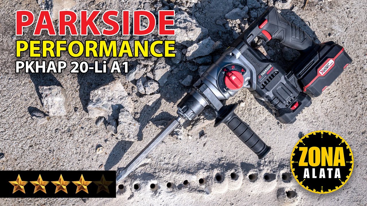 Bušilica za Beton Parkside performance PKHAP 20 Li A1 + Uporedni test sa PABH 20-Li B2 Recenzija 4K