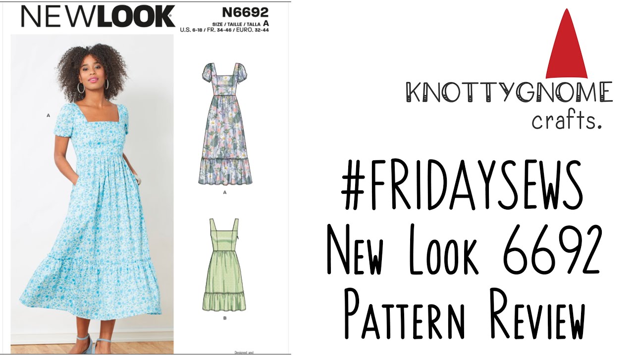 #fridaysews Sewing Pattern Review: New Look 6692 Birthday Dress in Liberty of London Tana Lawn