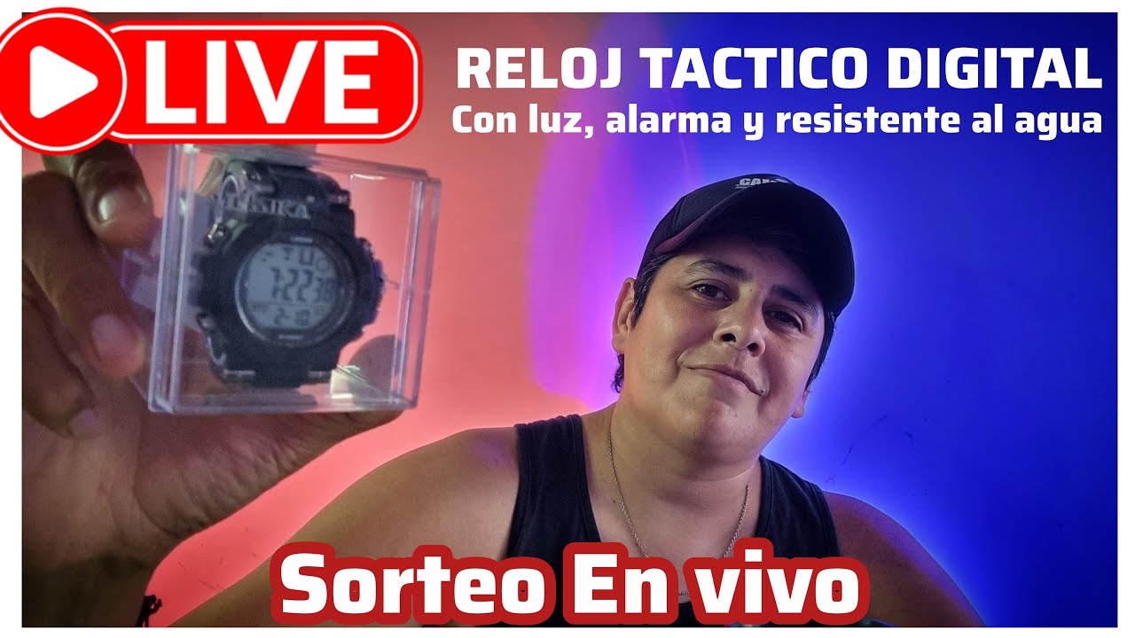 SORTEAMOS UN RELOJ TACTICO DIGITAL! SUMATE AL GRUPO DE WHATSAPP