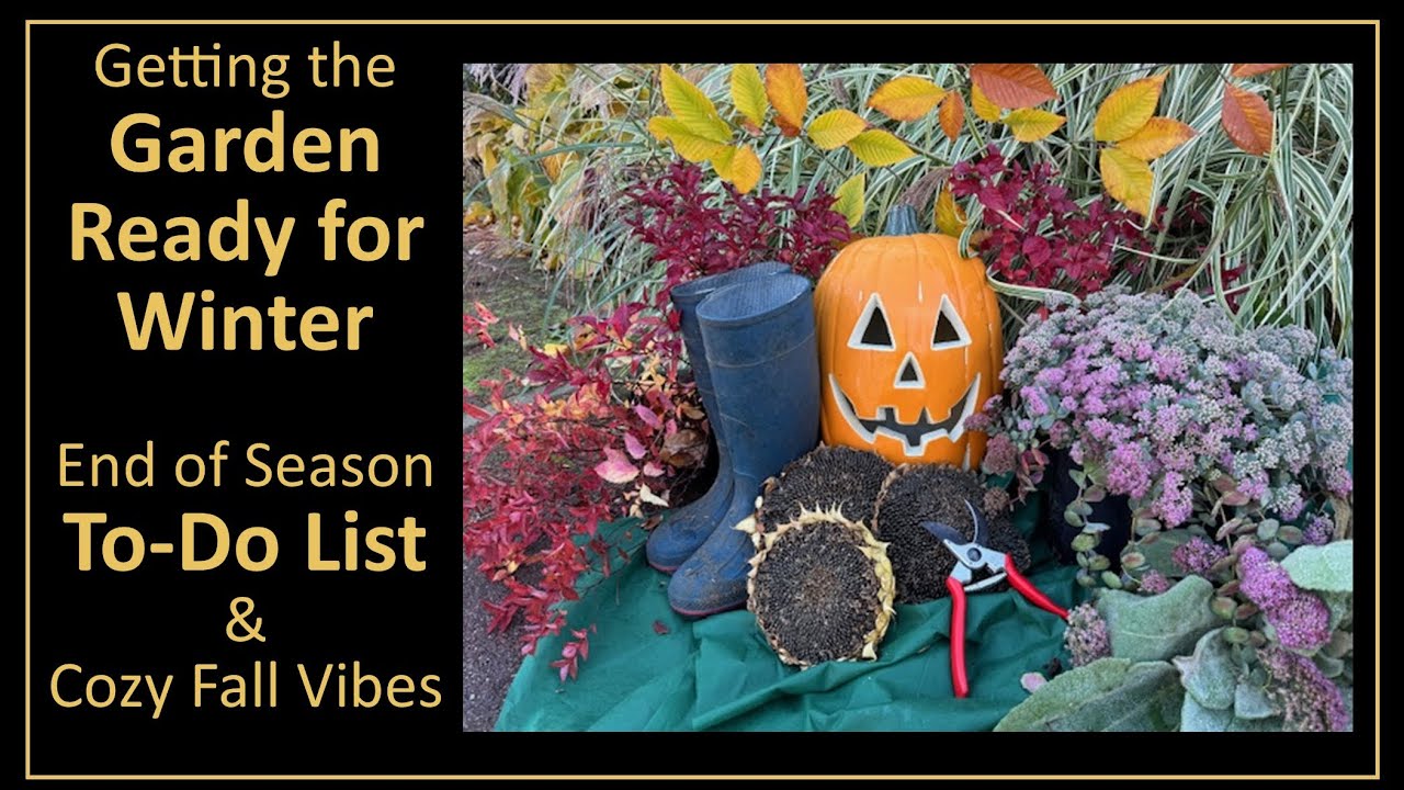 Getting the Garden Ready for Winter End of Season To-Do List and Cozy Fall Vibes