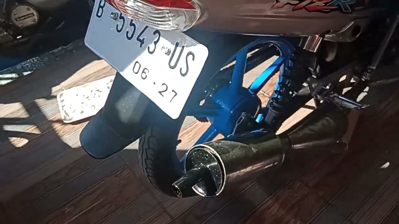 pasang knalpot standar bobok f1zr fizr dan ganti saringan knalpot fizr yamaha f1zr
