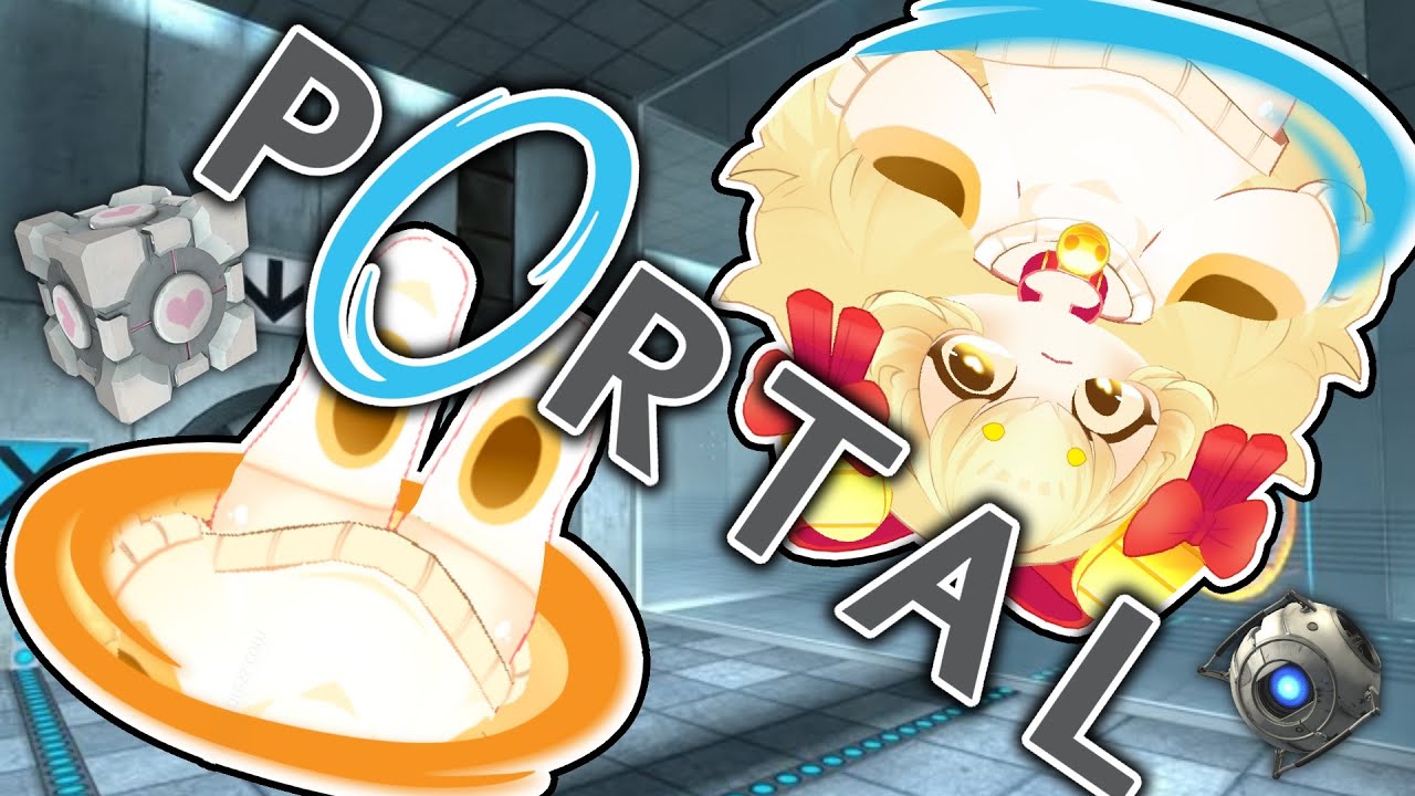 PART 1 (FIRST TIME/BLIND) Idiot Gremlin's Painful Struggle With Portals (PORTAL)