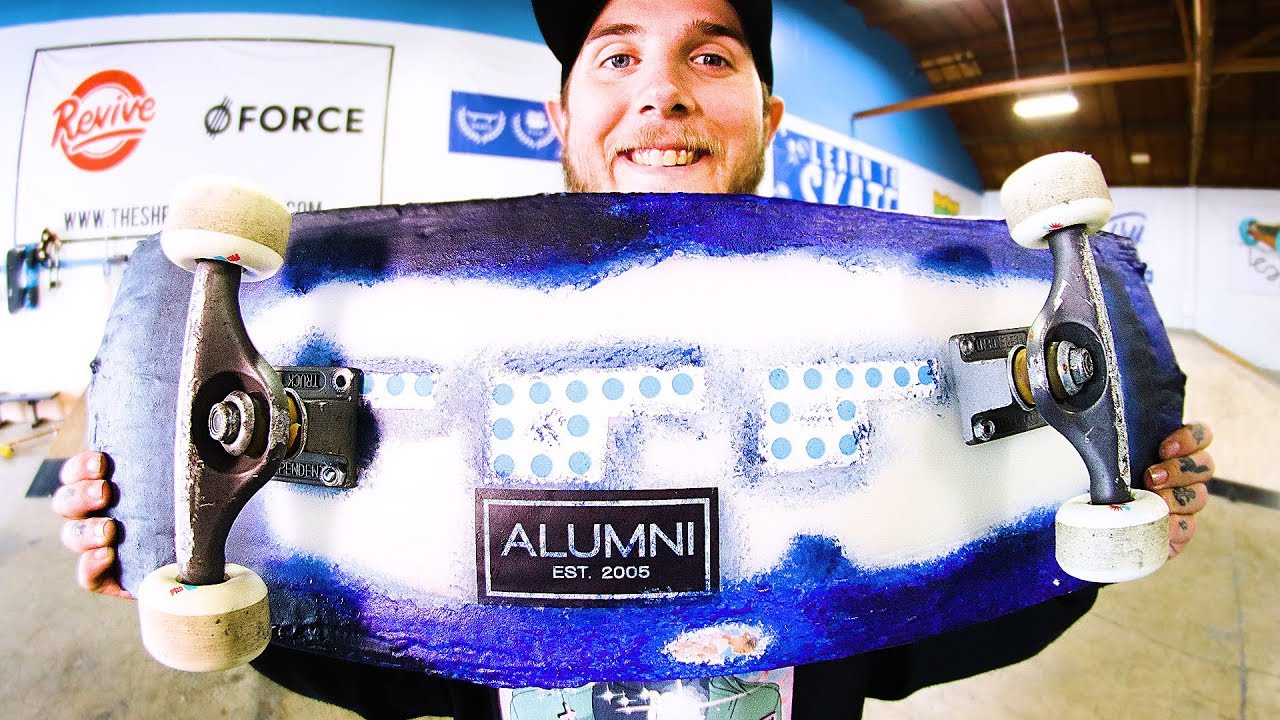 DON’T BREAK THE ELMERS GLUE SKATEBOARD!