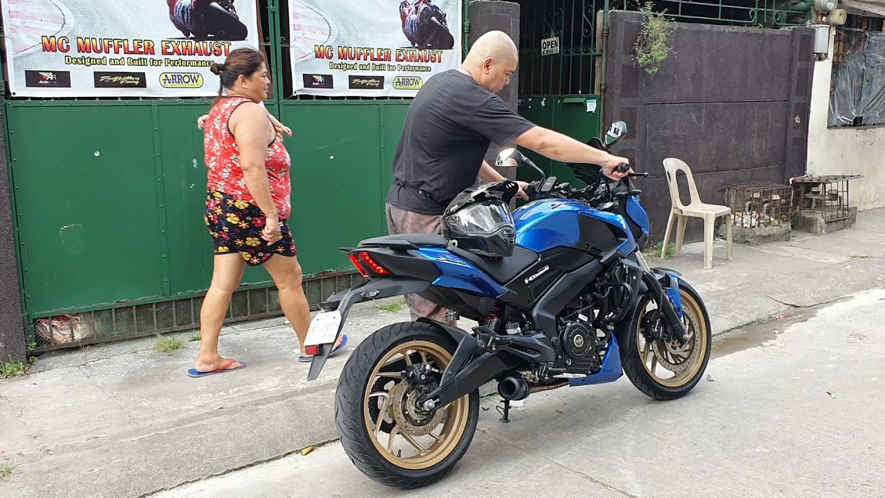 Kawasaki Dominar 400 2021 with SC Project CR-T 61mm full system exhaust sound check.