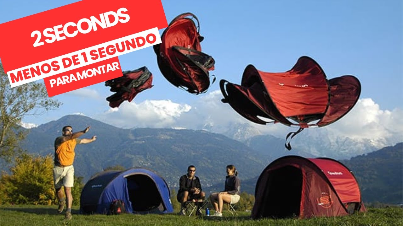 2 SECONDS - MONTAGEM E DESMONTAGEM - A BARRACA MAIS RÁPIDA DA QUECHUA!