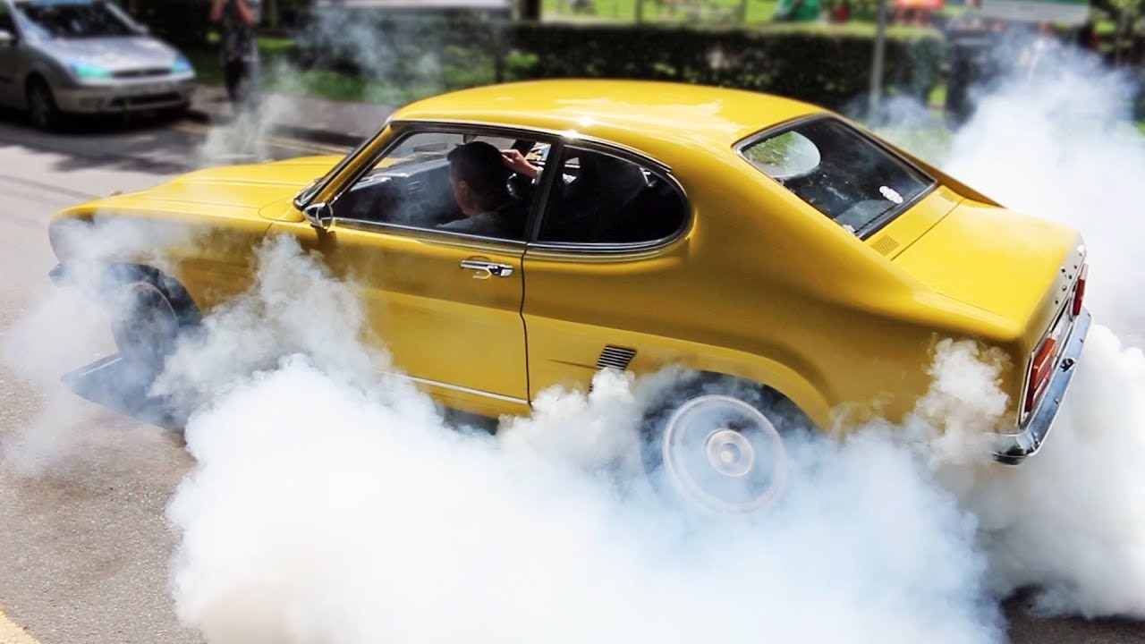 Ford Capri Compilation - Leaving Car Meets