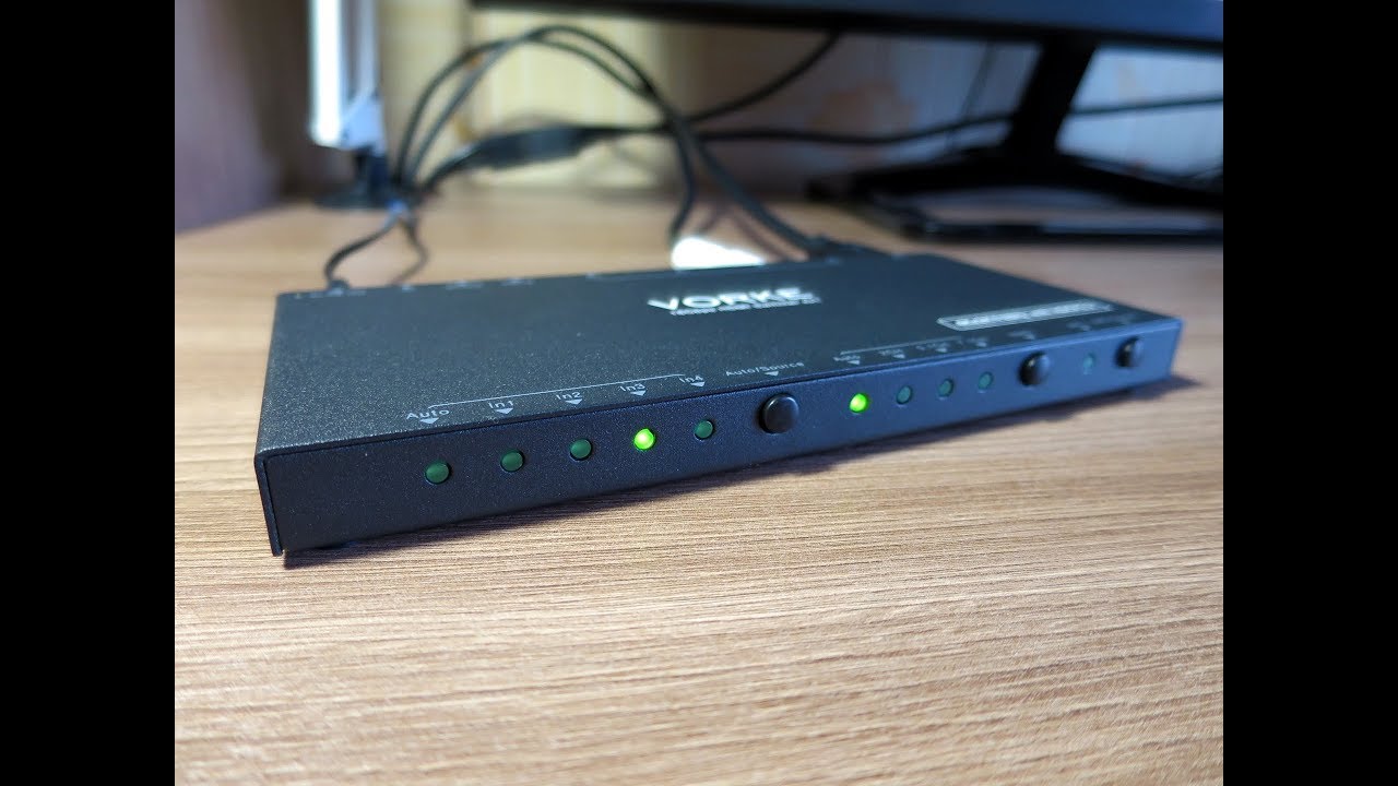 Не простой HDMI Свитч VORKE HD41 Pro с поддержкой 4K и HDR