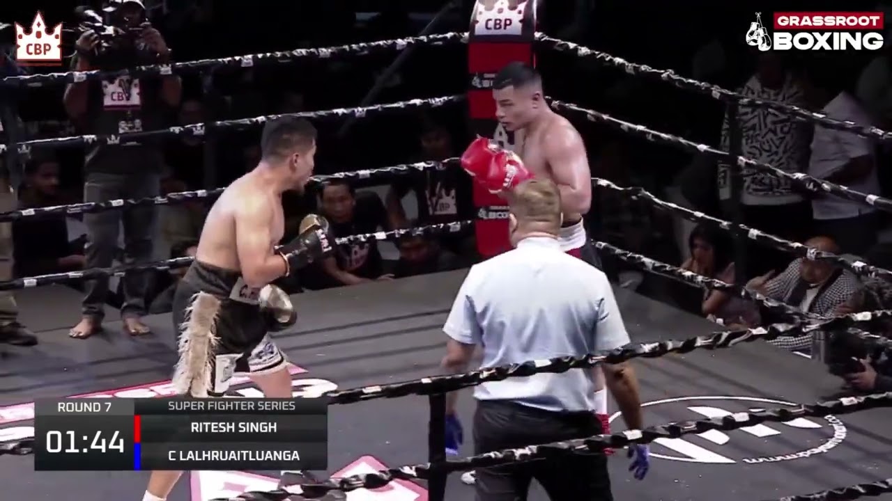 Ritesh Singh Bisht Full Boxing Fight Round 7 / WBC Indian Title Holder / Title Boxing Fight Series 😱