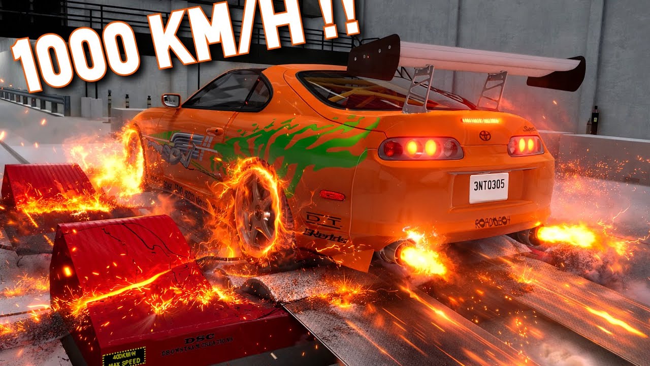1000 km/h sur un BANC&hellip; Que va-t-il se passer ? | BeamNG