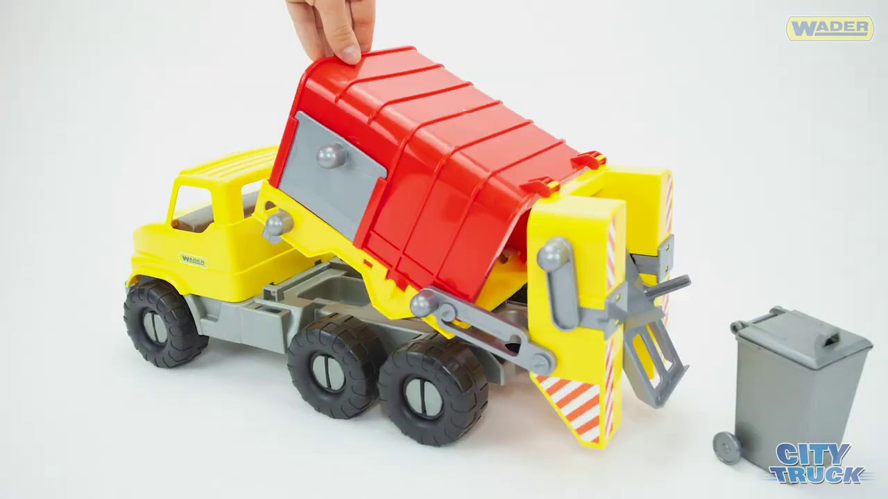 WADER City Trucks śmieciarka betoniarka dźwig wywrotka drabina