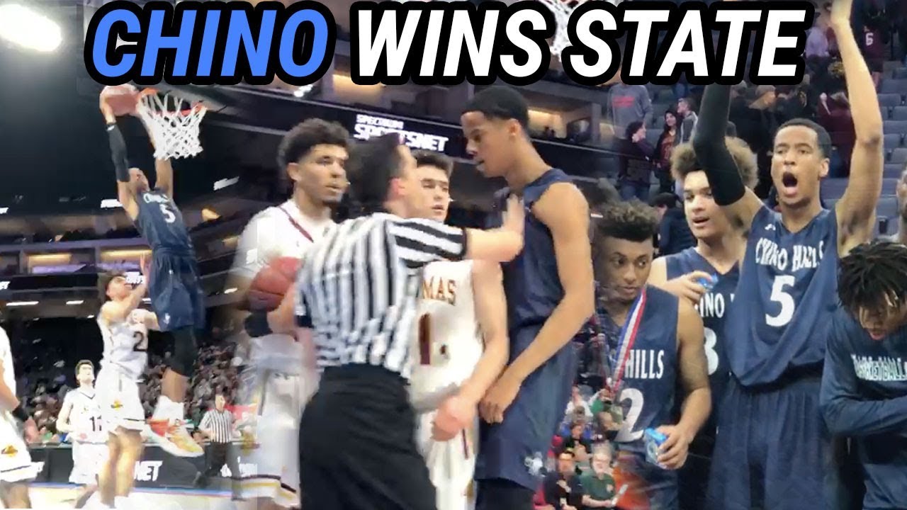 CHINO HILL WINS STATE WITHOUT LAMELO! Andre Ball SHUTS UP Fans 🏆