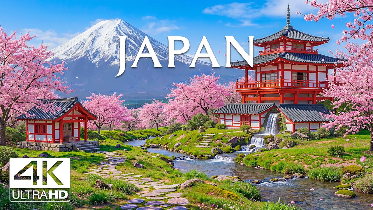 Japan 4K | Unreal Natural Beauty on Earth – Snowy Mountains, Serene Temples & Timeless Landscapes