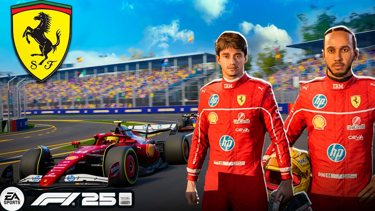 F1 25 - MODO CARREIRA - FERRARI E HAMILTON SE UNEM PELO TÍTULO!   EP 01