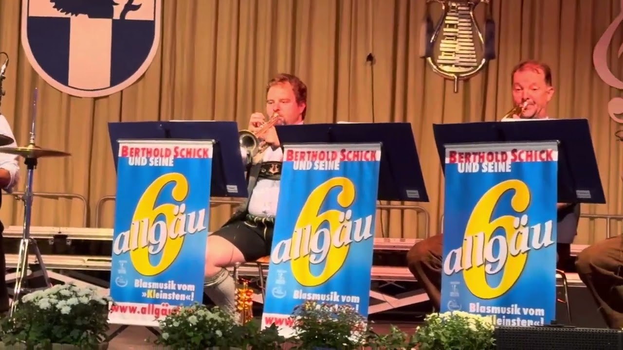 Berthold Schick und sein 6 Allgäuer