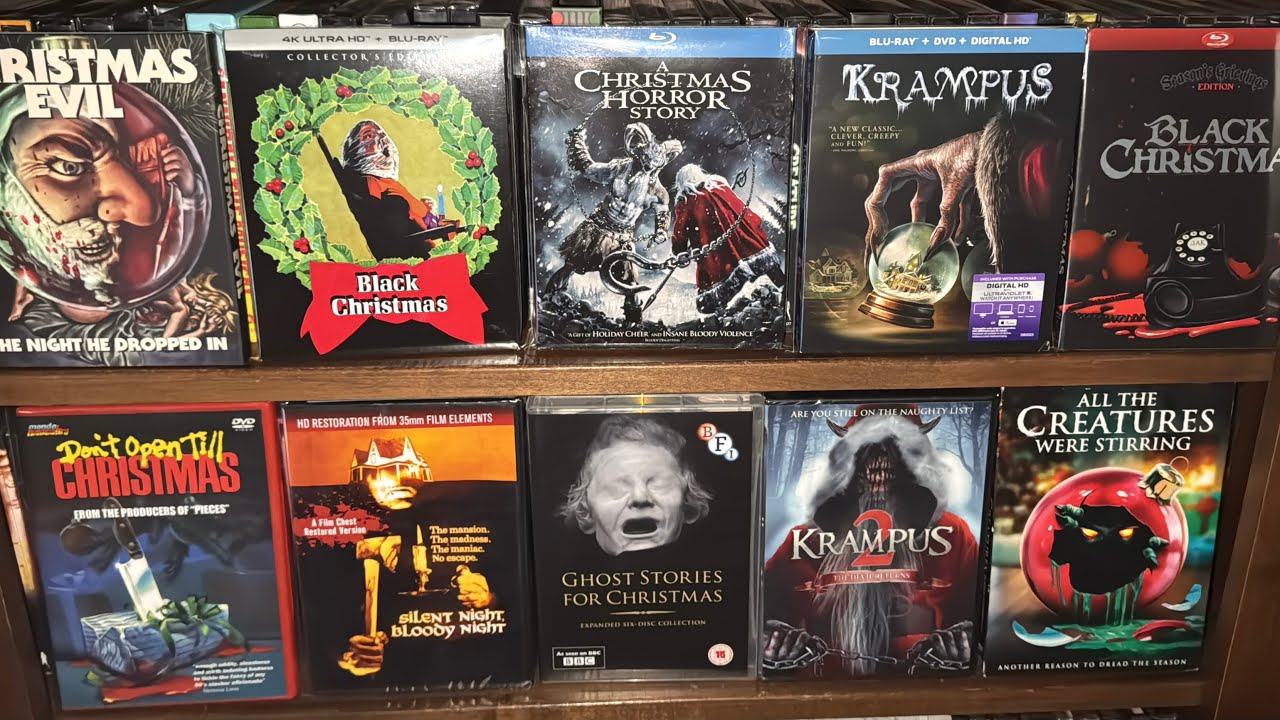 CHRISTMAS Themed HORROR Movies To Watch This Season 4k Blu Ray DVD 