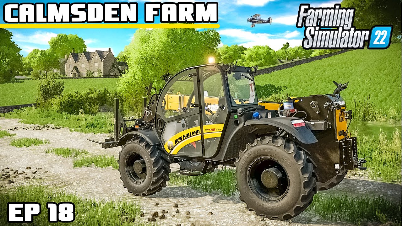 WE ARE CUTTING THE SHEEP FIELD! | Calmsden Farm | Farming Simulator 22 - Episode 18