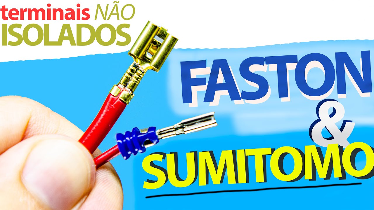 Aprenda a Crimpar Terminais em 5 minutos -  Tipo aberto FASTON e SUMITOMO