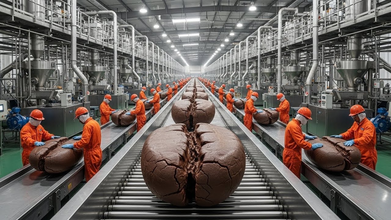 Inside the factory: From Roasted Beans to Aromatic Ground Perfection ( full process )