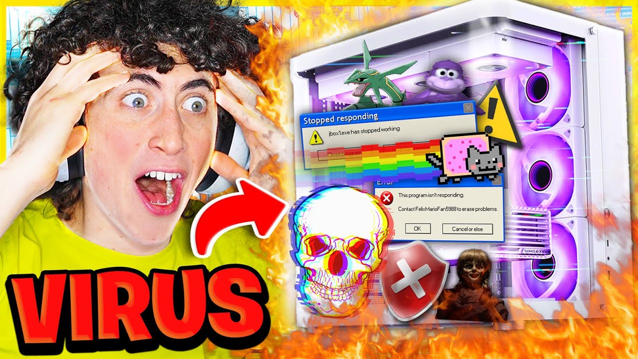 Ho Installato TUTTI i VIRUS PIÙ PERICOLOSI DEL MONDO sul MIO PC! *finito malissimo*