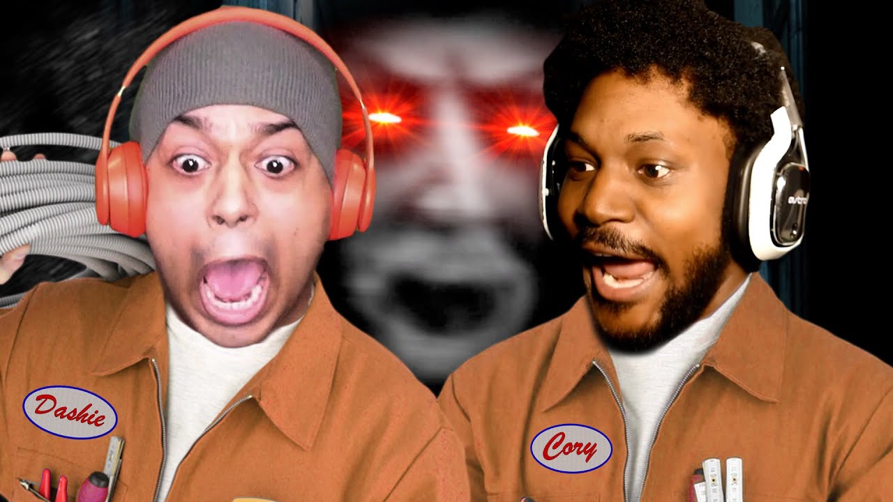 ME AND CORY TRY REPAIRING A HAUNTED HOUSE! WE DEAD! [HANDY HARRY'S HAUNTED HOUSE SERVICES]