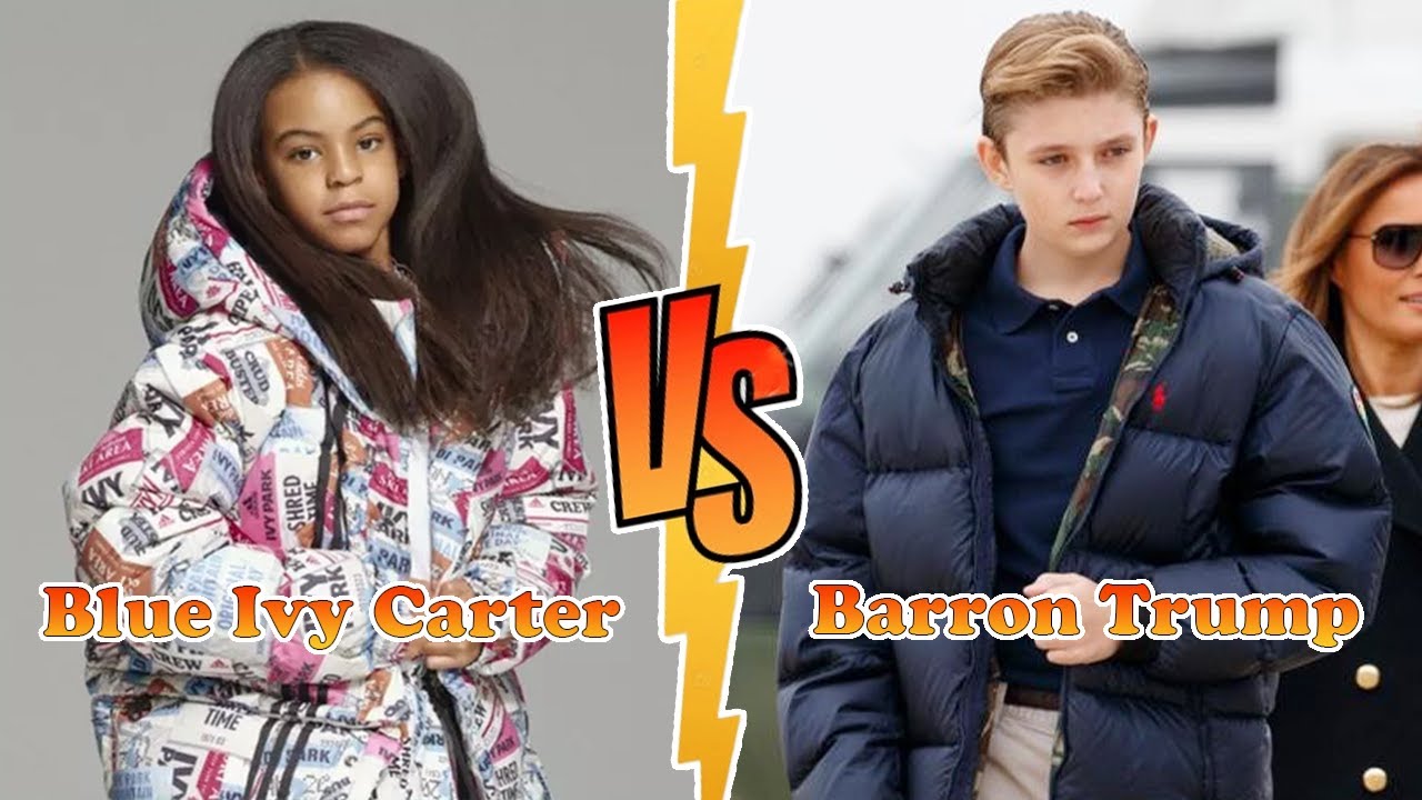 Barron Trump VS  Blue Ivy Carter (Beyonc&eacute;'s Daughter) Transformation ★ From Baby To 2023